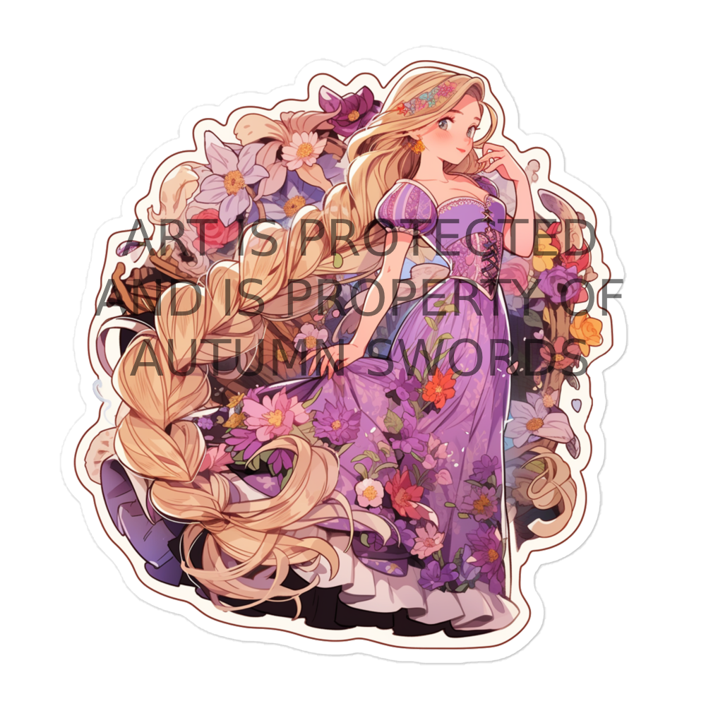 Rapunzel - 5.5" Kiss-Cut Decal
