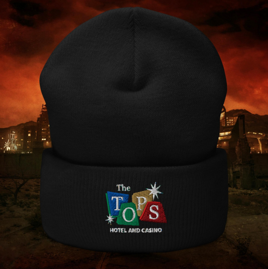 Fallout: New Vegas - The Tops Hotel and Casino - Embroidered Beanie / Tuque / Knitted Cap Hat