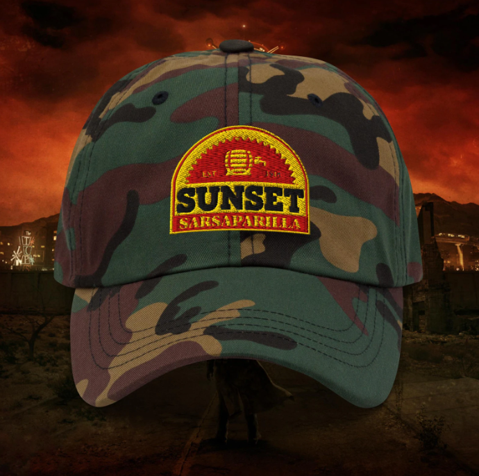 Fallout: New Vegas - Sunset Sarsaparilla - Embroidered Dad Hat / Baseball Cap