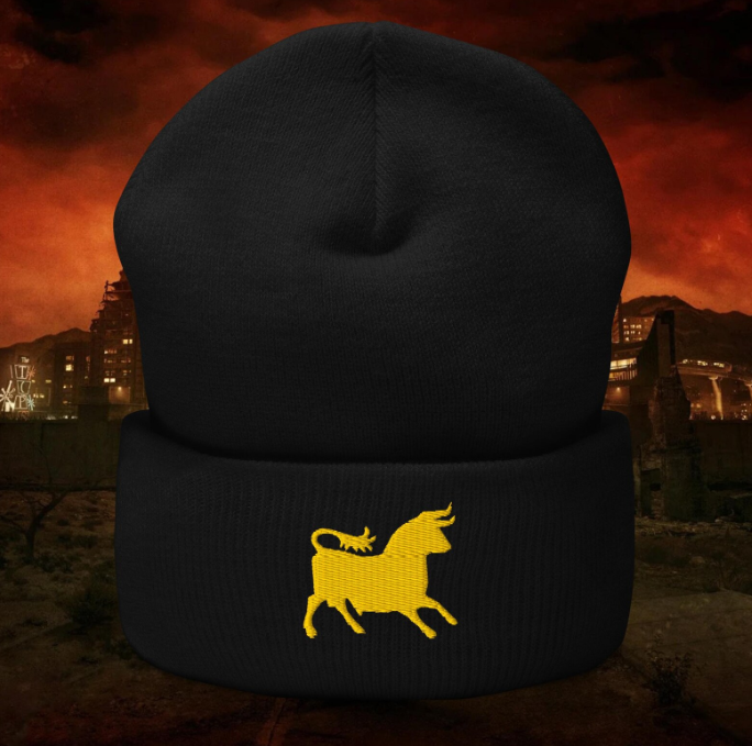 Fallout: New Vegas - Caesar's Legion - Embroidered Beanie / Tuque / Knitted Cap Hat