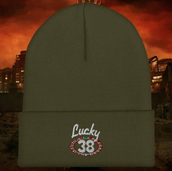 Fallout: New Vegas - The Lucky 38 / Mr House - Embroidered Beanie / Tuque / Knitted Cap Hat