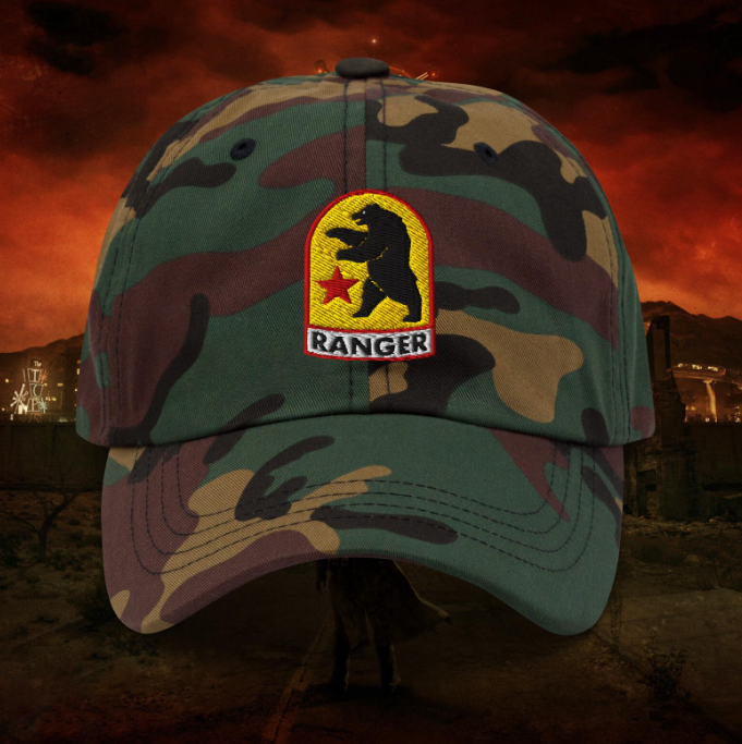 Fallout: New Vegas - New California Republic (NCR) Ranger / Sniper - Embroidered Dad Hat / Baseball Cap