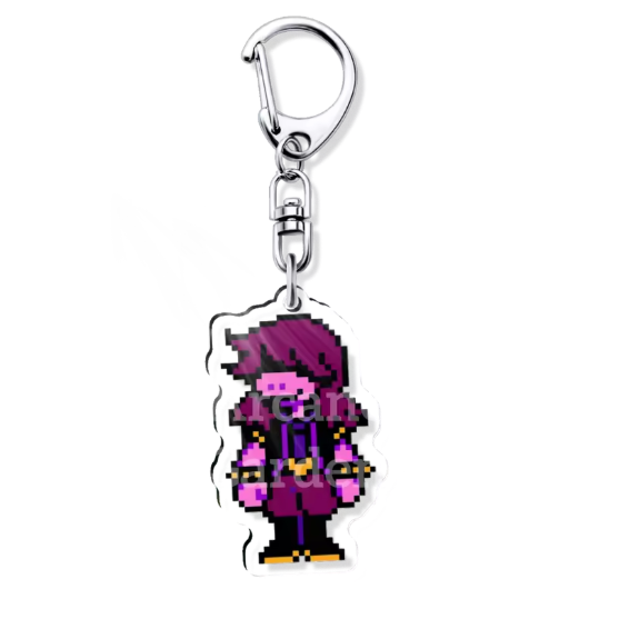 Deltarune - Acrylic 6cm Keychains - Susie, Kris, Ralsei, Lancer, Noelle, and Birdley