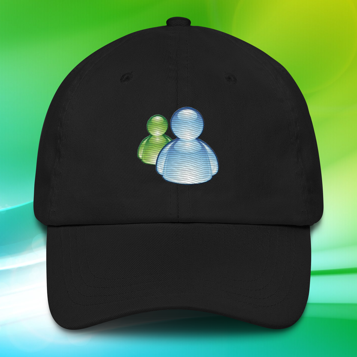 Frutiger Aero - Embroidered Dad Hat / Baseball Cap / Beanie - Y2K Tech 2000s Vintage Streetwear - MSN Messenger