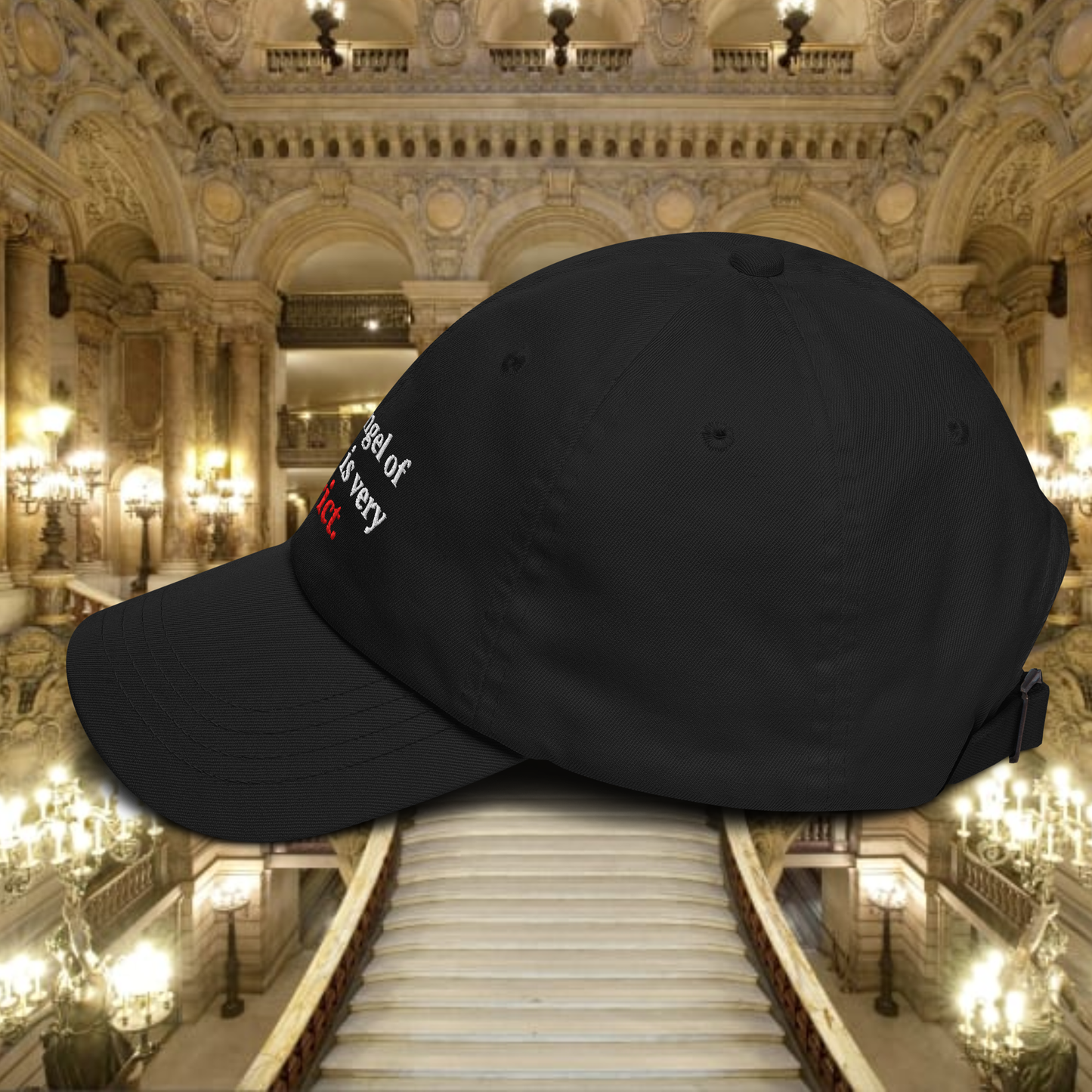 Phantom of the Opera - Embroidered Dad Hat / Baseball Cap - Erik and Christine - Gift for Musical Fans