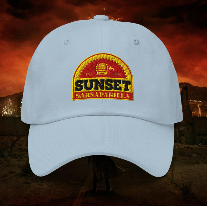 Fallout: New Vegas - Sunset Sarsaparilla - Embroidered Dad Hat / Baseball Cap