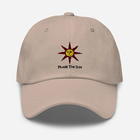 Dark Souls - Praise the Sun / Solaire - Embroidered Dad Hat / Baseball Cap