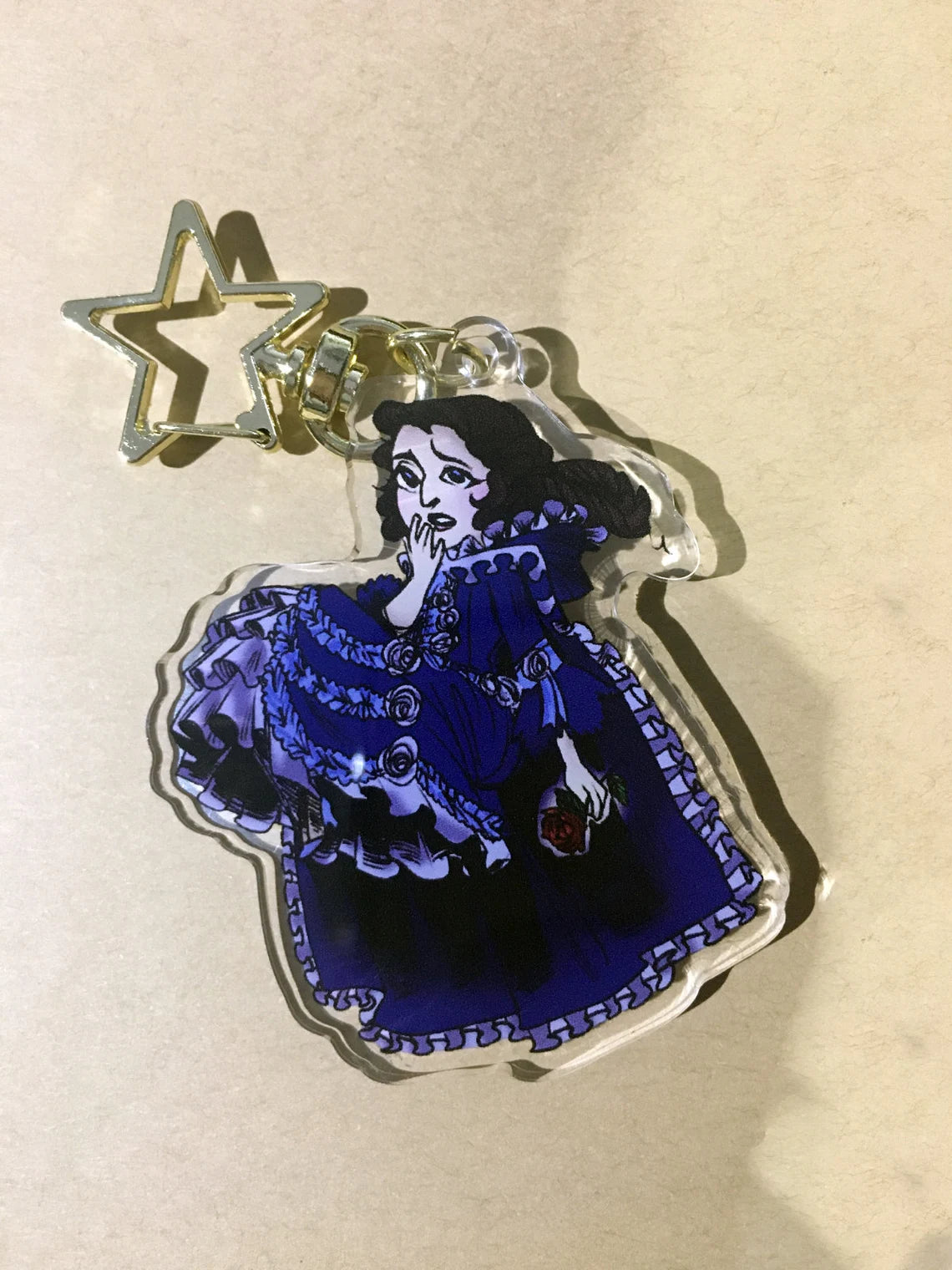 The Phantom of the Opera - Acrylic 3" Keychains - Erik (The Phantom), Christine Daae, Raoul de Chagny