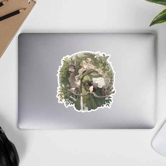 Artemis - Goddess of the Hunt, the Wild, and Chastity - 5.5" Kiss-Cut Decal