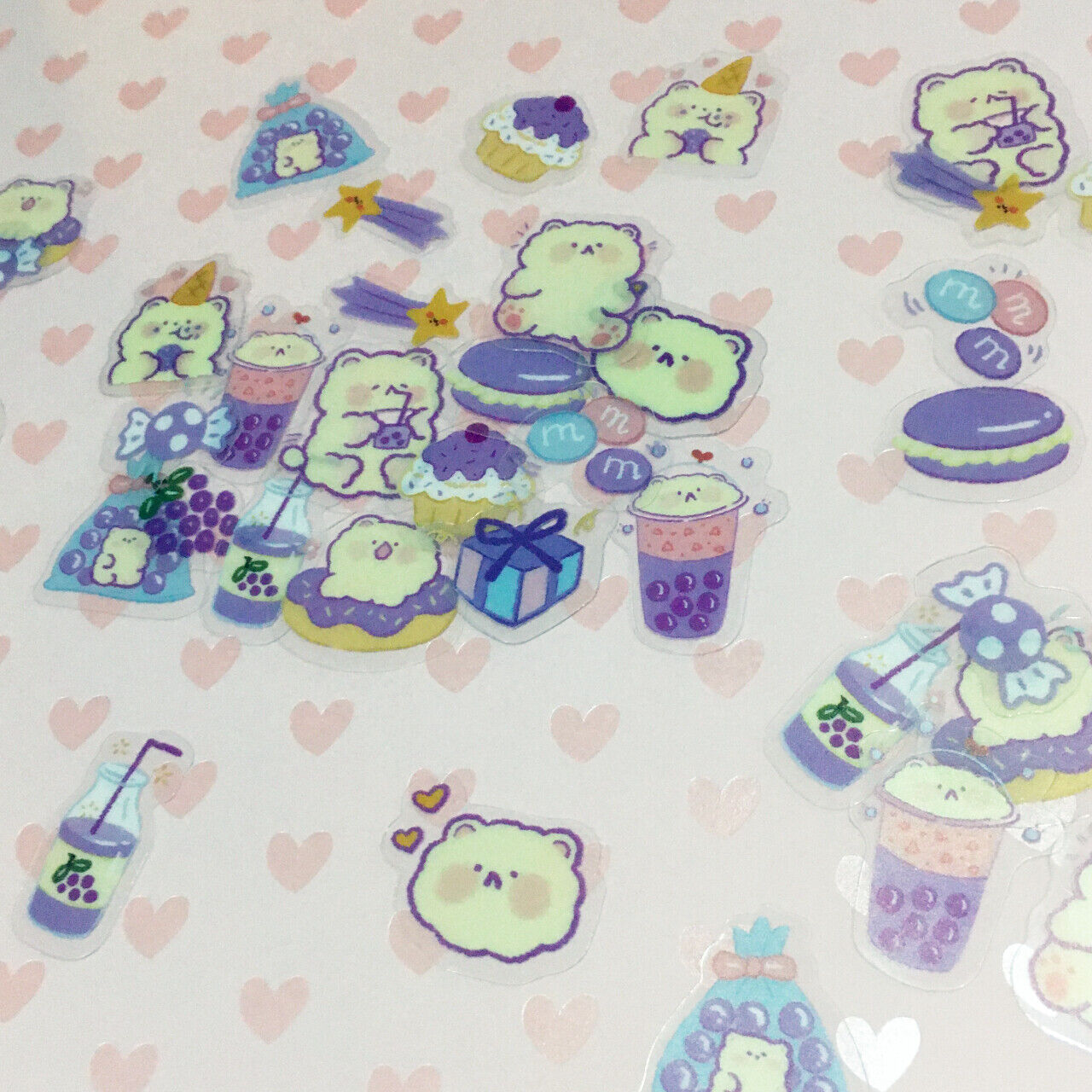CLEARANCE - Cute "Kawai" Harajuku Japanese Style PVC Sticker Packs