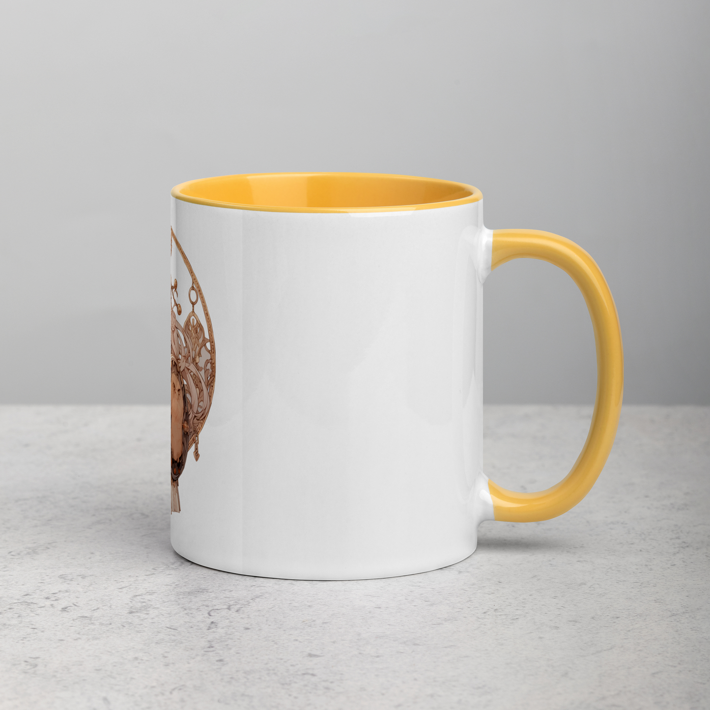 Athena - Goddess of Wisdom, War, and Reason - Olympian Gold Sublimated Mug